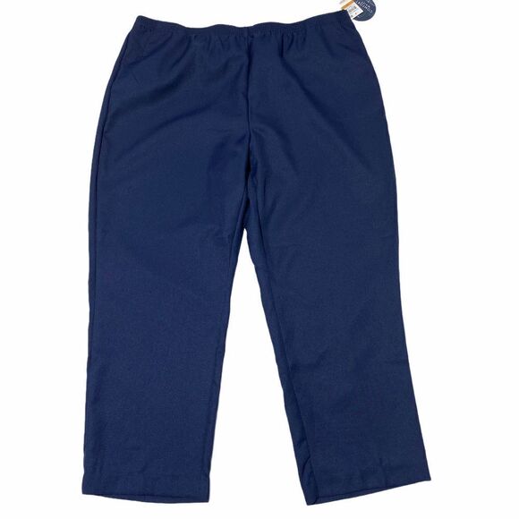 Karen Scott Elastic Pull On Straight Leg Pants 3x - Picture 5 of 13